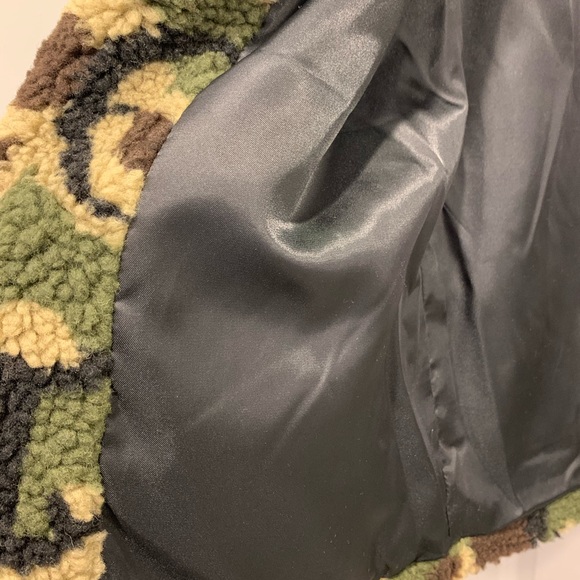 Anthropologie | Sanctuary Camo Teddy Bear Coat NWT - Picture 6 of 6